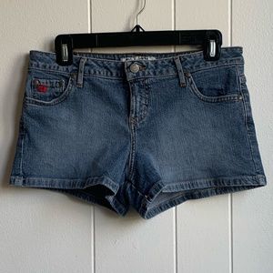 Paris Blues Medium Wash Jean Shorts